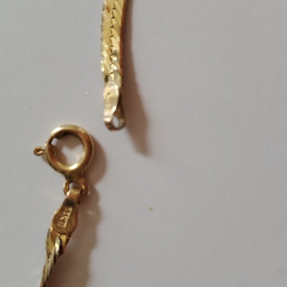 7" 14 kt bracelet - Picture 2 of 7